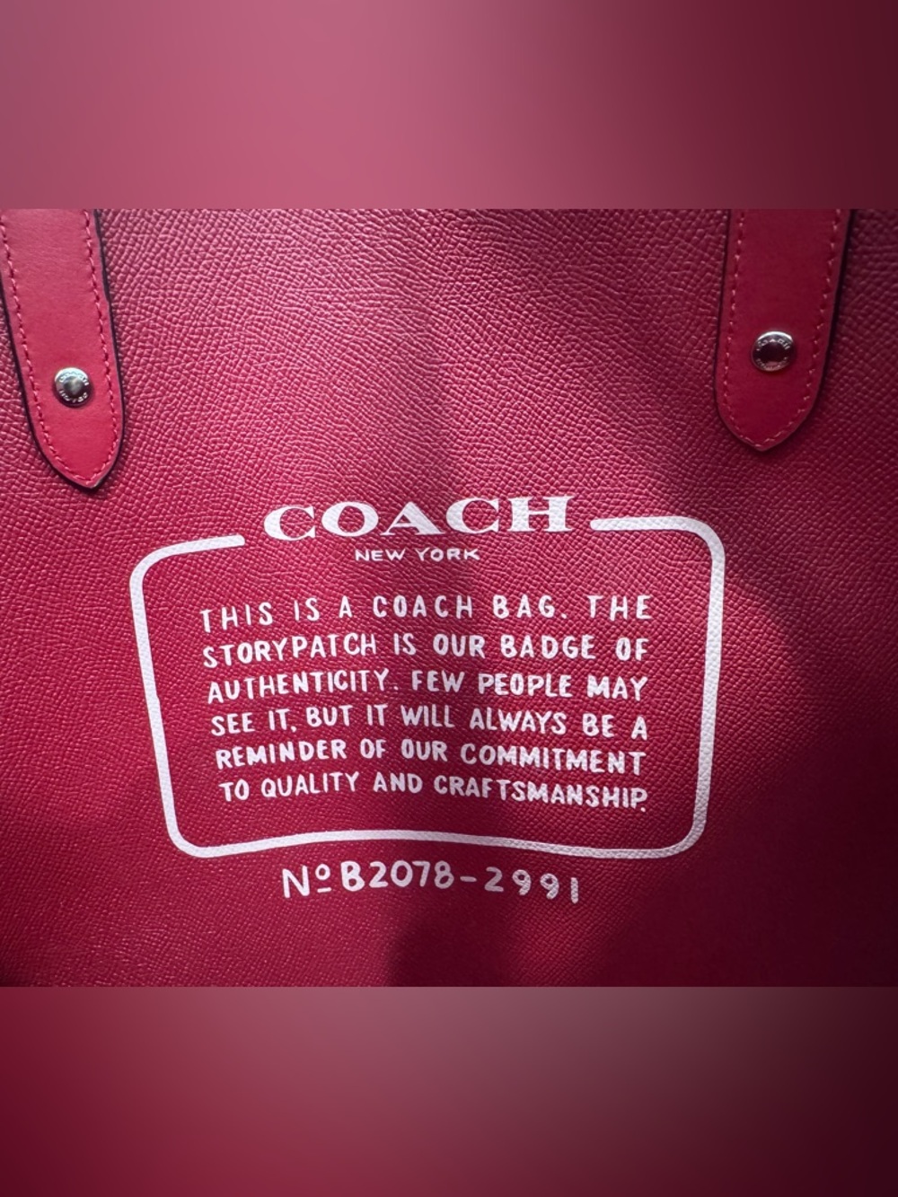 Coach Ladybug 🐞 Tote - Picture 6 of 7
